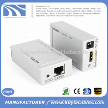 High quality HDMI Extender Ethernet with and over CAT5 CAT6 Converter 1080P 3D